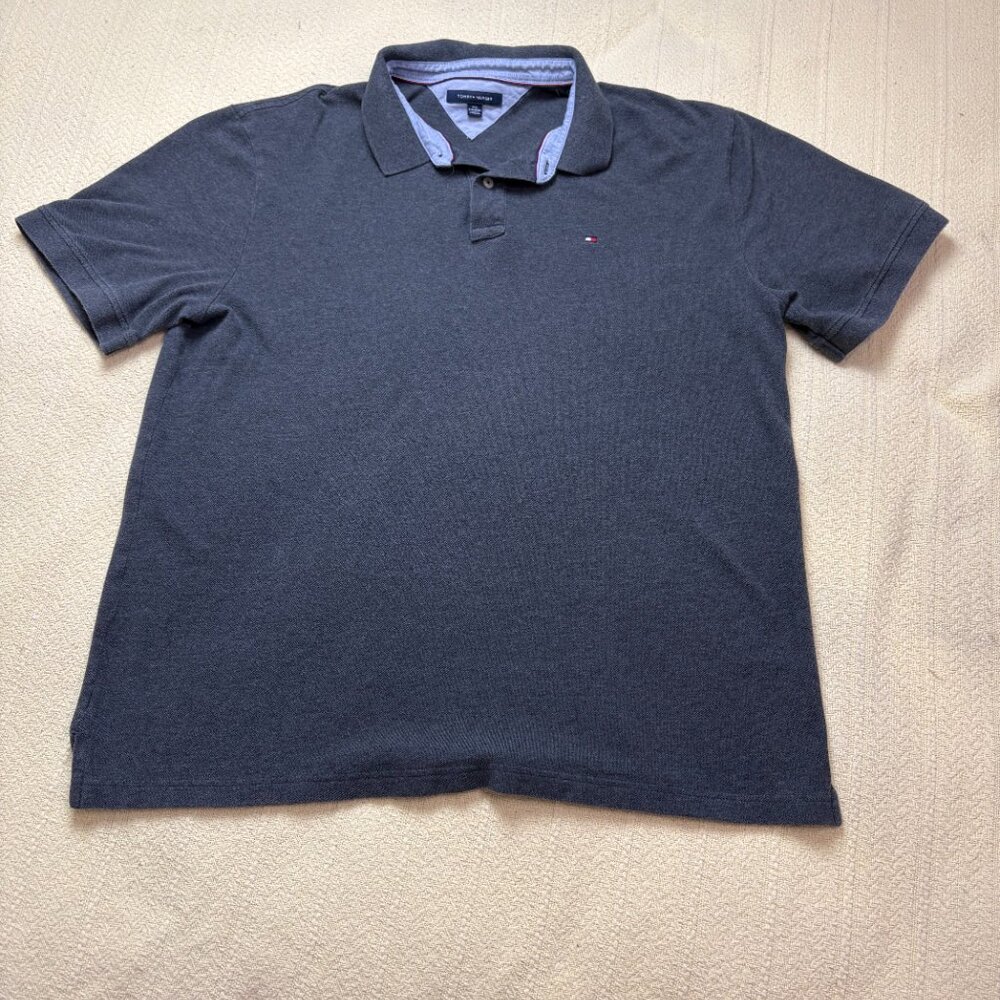 Men's Tommy Hilfiger Polo Gray 3XL
